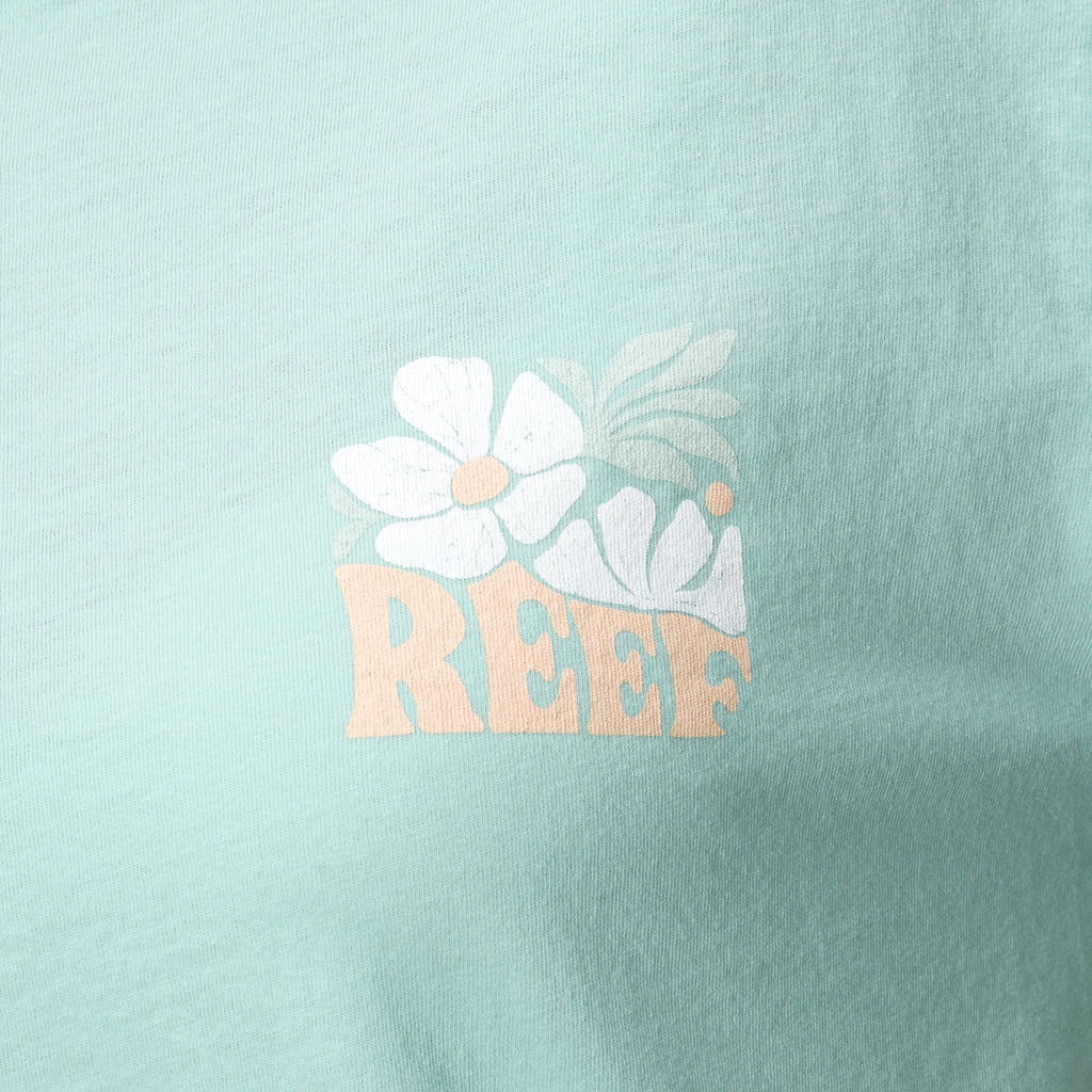 Koda 18" Crop T-Shirt - Eggshell - Down the Line 1 View