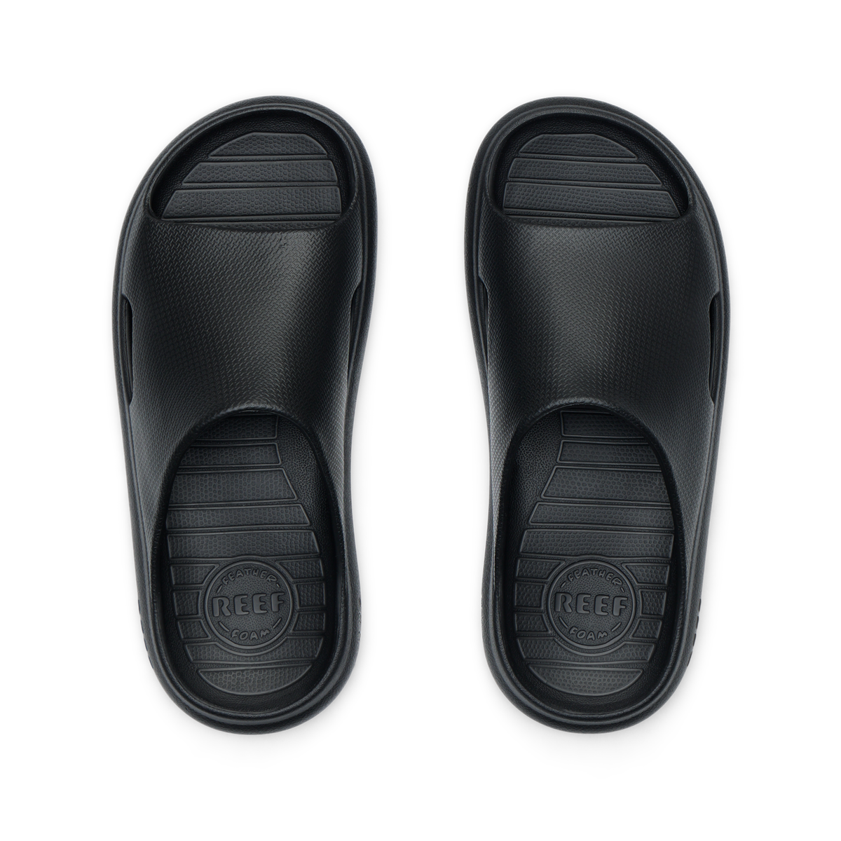 Kids Rio Slide - Black - Top View