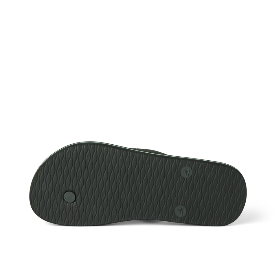 Reef Seaside Prints - Black/Yellow Swell - Underside View