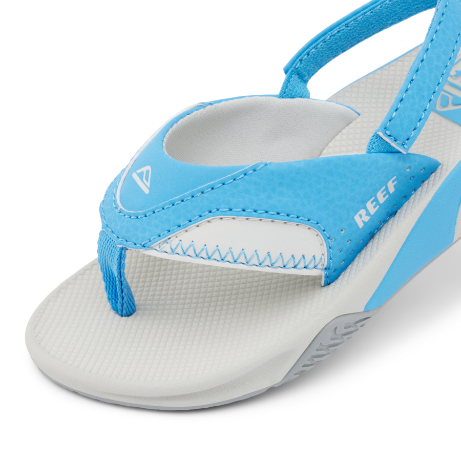 Little Fanning - Light Grey/Light Blue - Down the Line 1 View