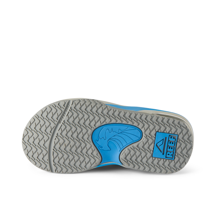 Little Fanning - Light Grey/Light Blue - Underside View