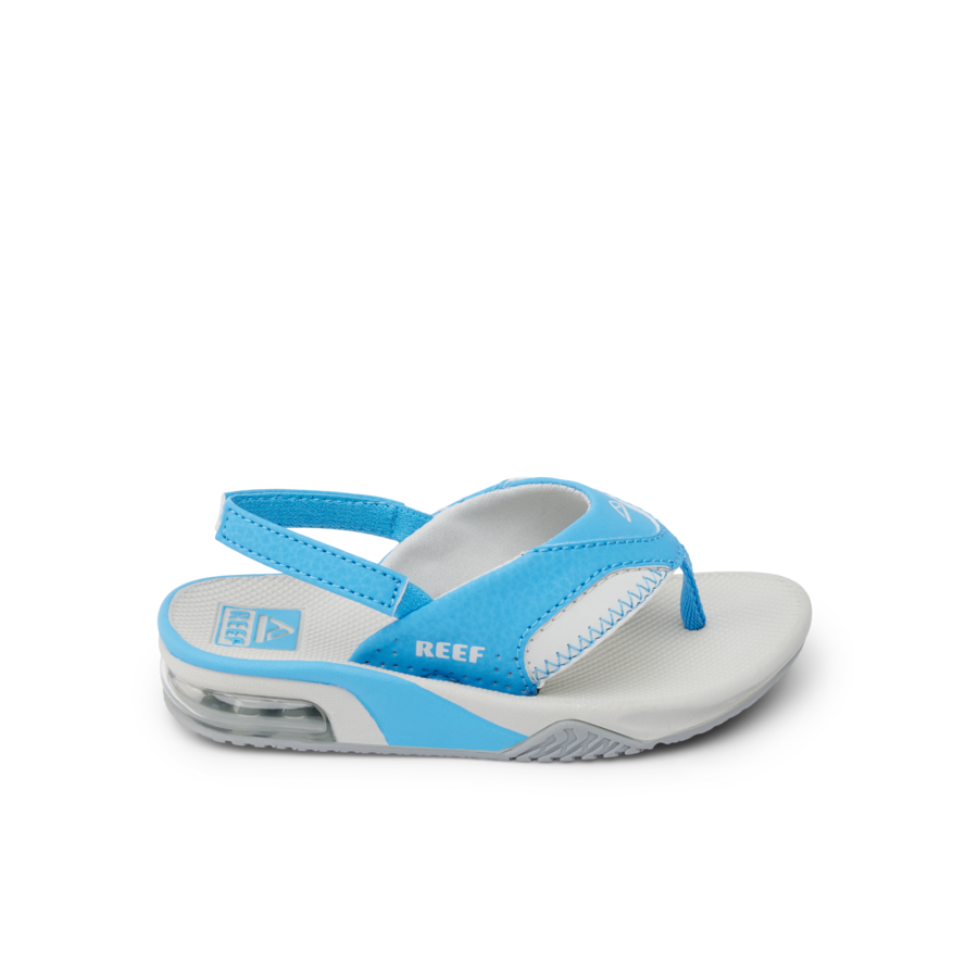 Little Fanning - Light Grey/Light Blue - Right Side View