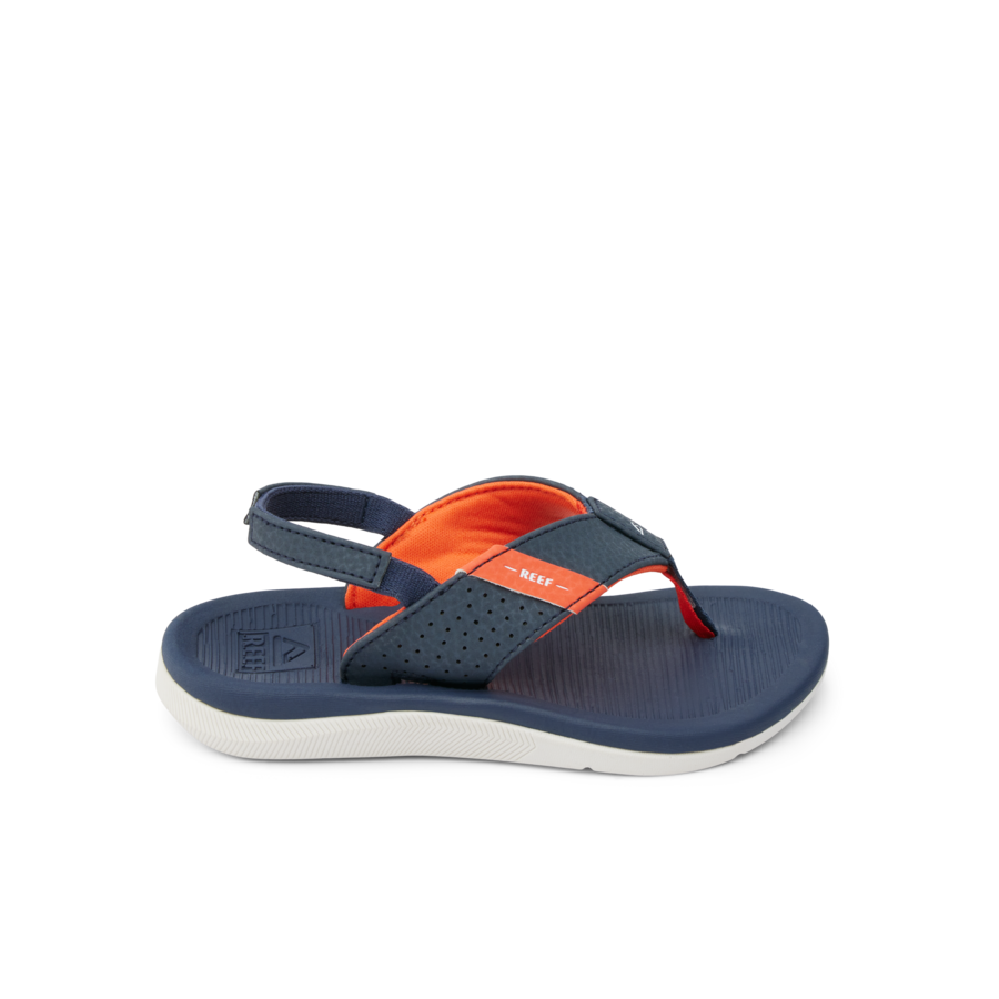 Little Santa Ana - Navy/White/Orange - Right Side View