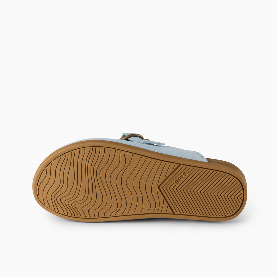 Vista Serenity - Dusty Blue Suede - Underside View