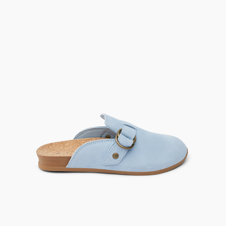 Vista Serenity - Dusty Blue Suede - Right Side View