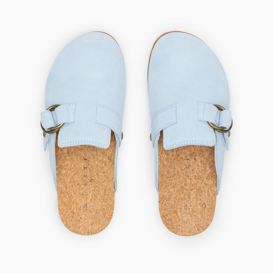 Vista Serenity - Dusty Blue Suede - Top View