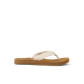 Baja Maria women's sandal facing right, featuring braided straps, cushioned footbed, and anatomical arch support for beach comfort.