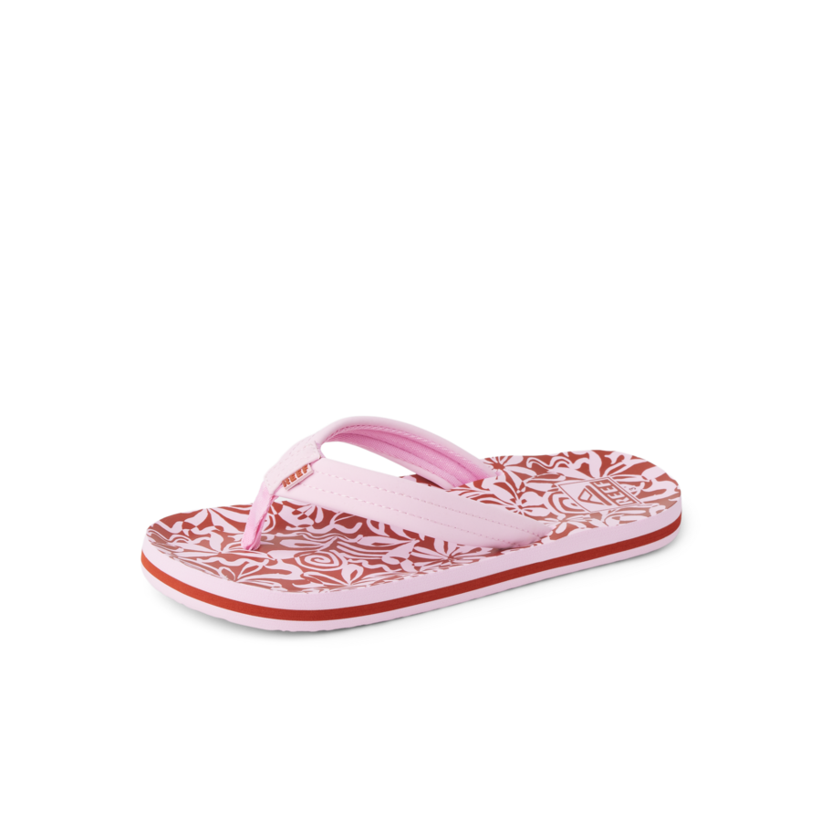 Kids Ahi - Pink Modern Floral - Left Side View