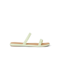 Side view of Water Willow Marina sandal in aloe green for women, featuring lightweight, cushioned comfort and arch support.