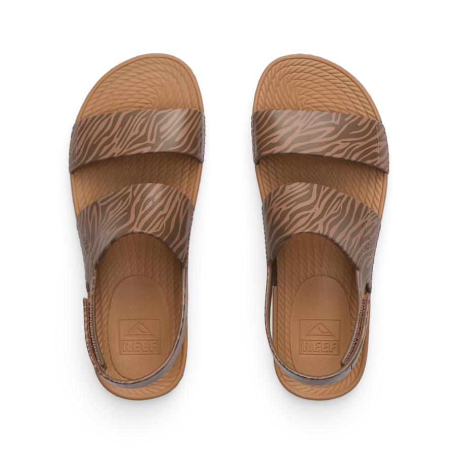 Reef Water Vista - Tan Zebra - Top View