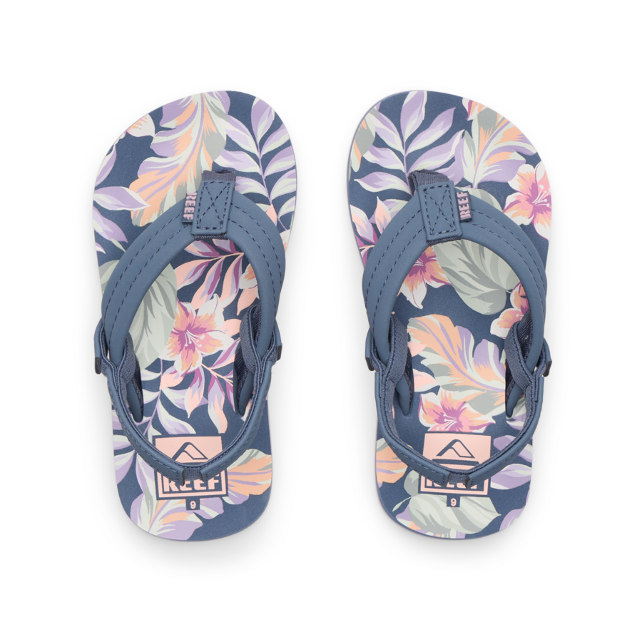 Little Ahi - Indigo Tropical - Top View