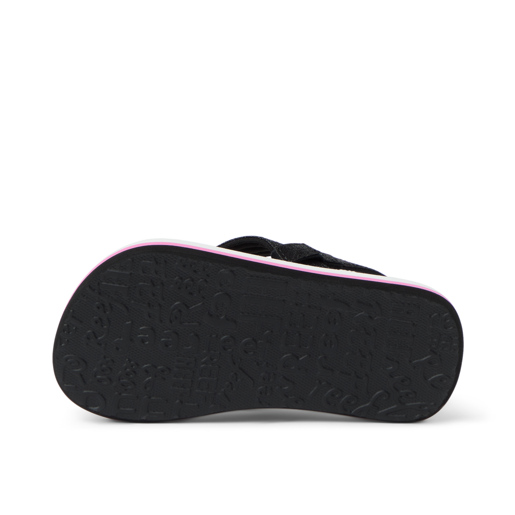 Little Ahi - Pink/Black Floral - Underside View