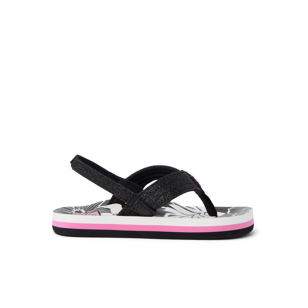 Little Ahi - Pink/Black Floral - Right Side View