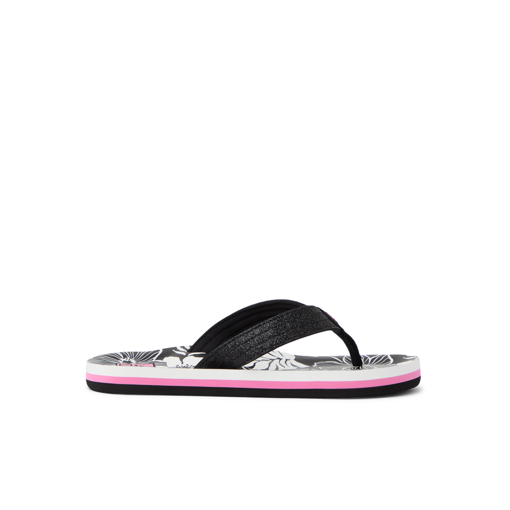 Kids Ahi - Pink/Black Floral - Right Side View