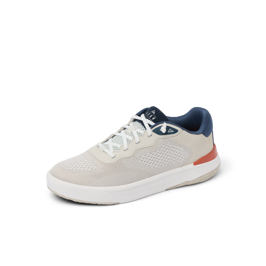 Shoreline Del Mar - Tan/White/Navy - Left Side View