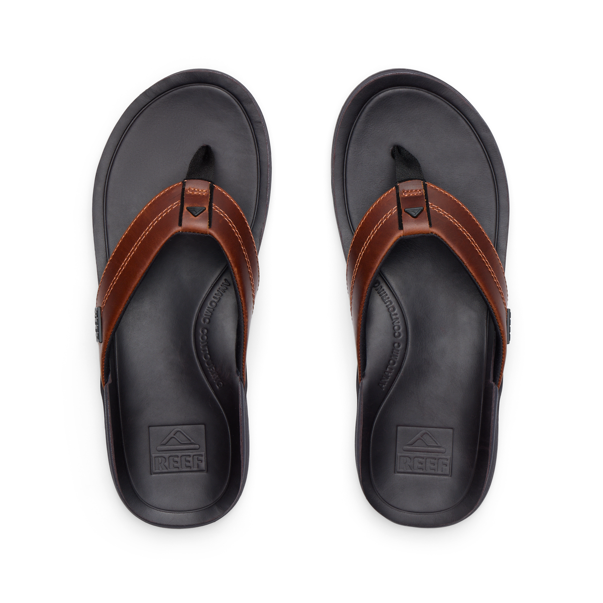 Leather Offshore - Copper/Dark Brown - Top View