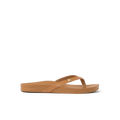 Vista Ivy women's tan sandal facing right, lightweight with anatomical arch support and soft cushioning for all-day beach comfort.