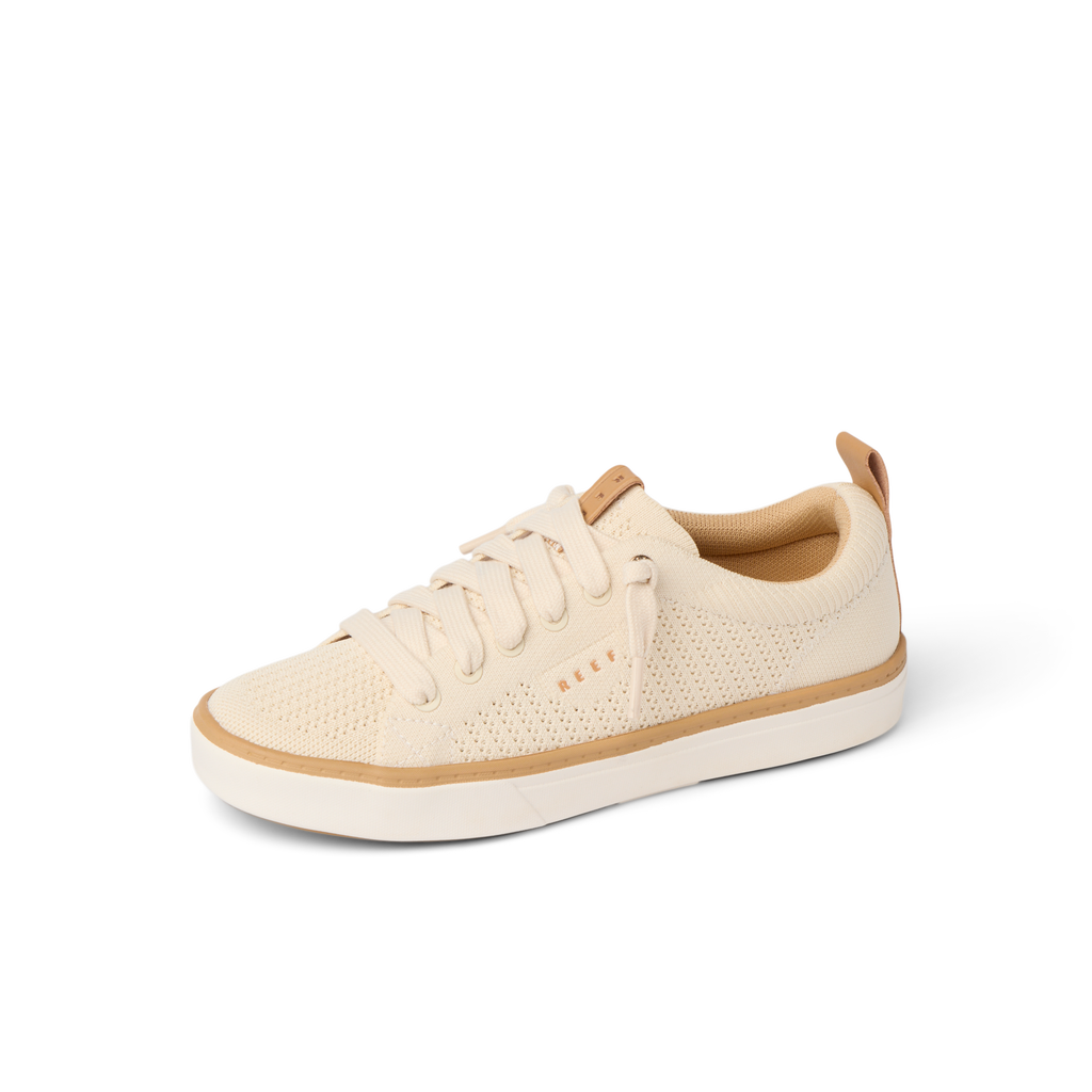 Lay Day Lite women's sneaker facing right, breathable knit upper with soft-rebound cushioning and arch support for all-day comfort.