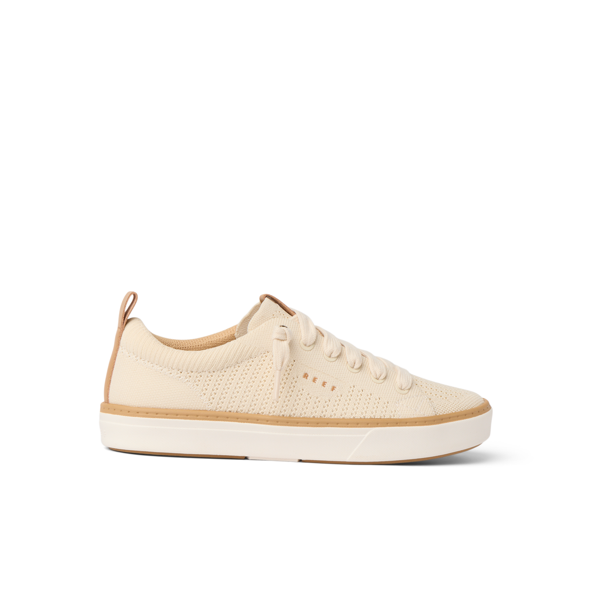 Side view of Lay Day Lite women's sneaker in light vintage with soft-rebound cushioning and anatomical arch support