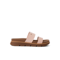 Vista Luxe Thea women's sandal facing right, beach-inspired with cushioned sole and arch support in cameo rose.