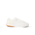 Side view of white Reef Del Mar sneaker with soft-rebound cushioning and anatomical arch support for all-day comfort